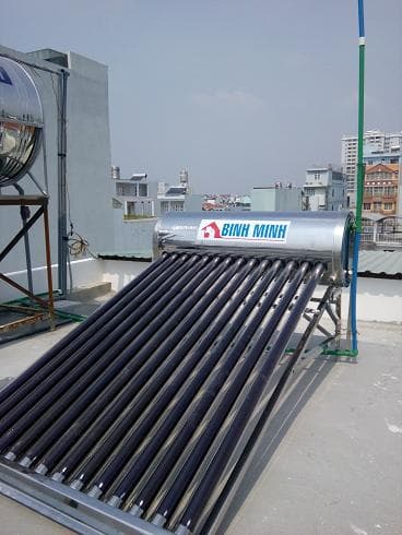 Máy nước nóng năng lượng mặt trời Bình Minh 160L