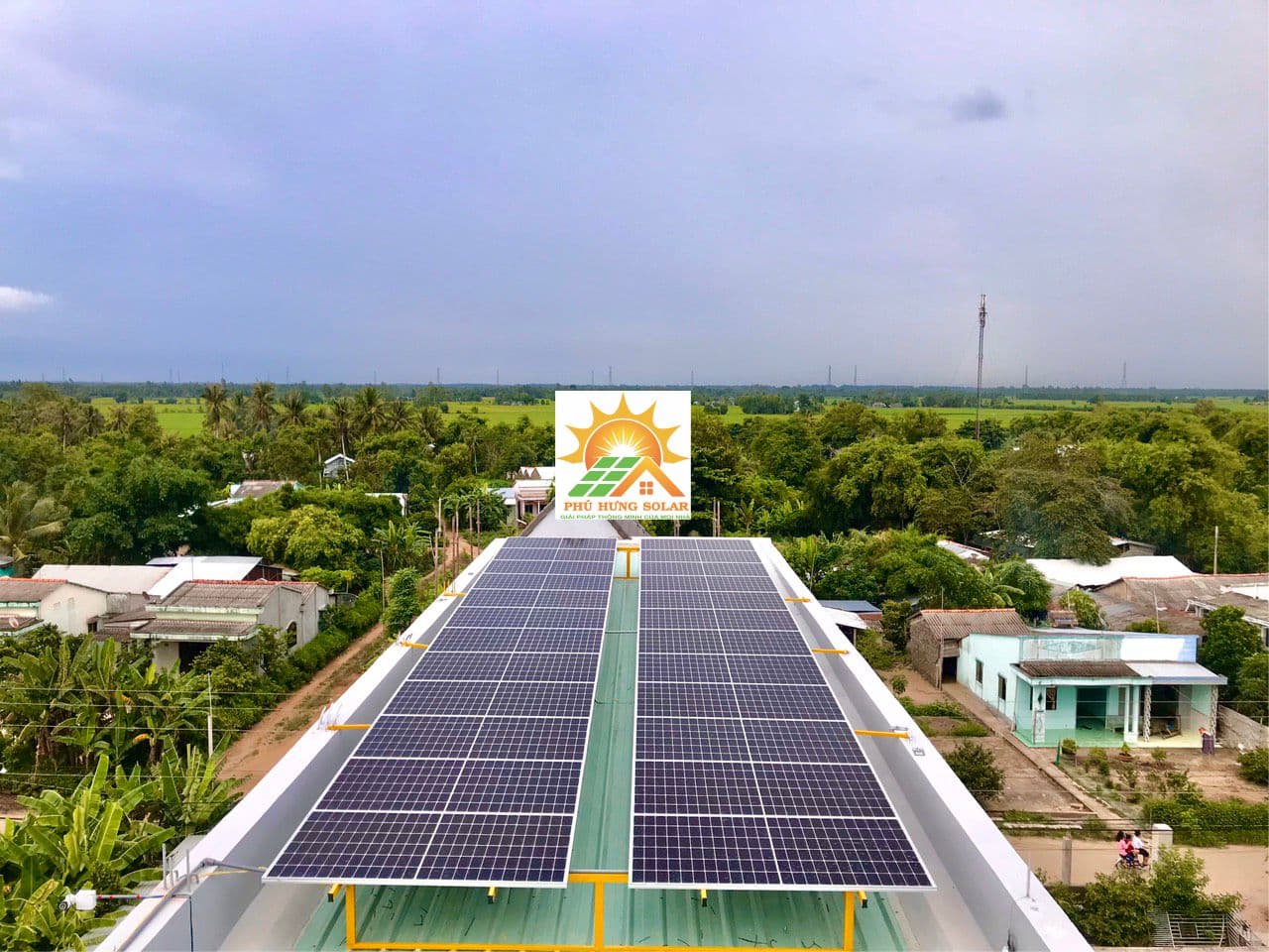 Điện năng lượng mặt trời hòa lưới 5.5KW